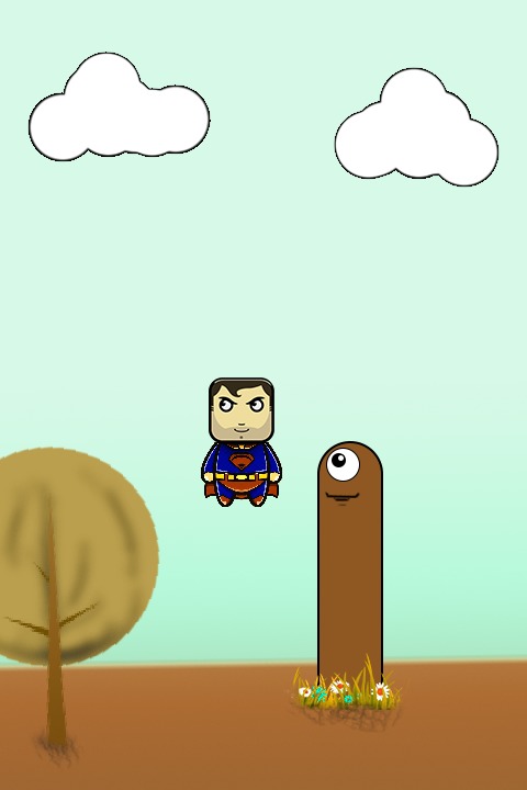 Flappy Super Man Bird截图1