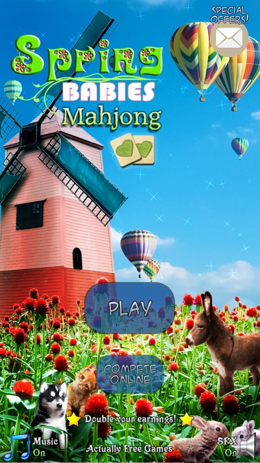 Hidden Mahjong: Spring Babies截图2