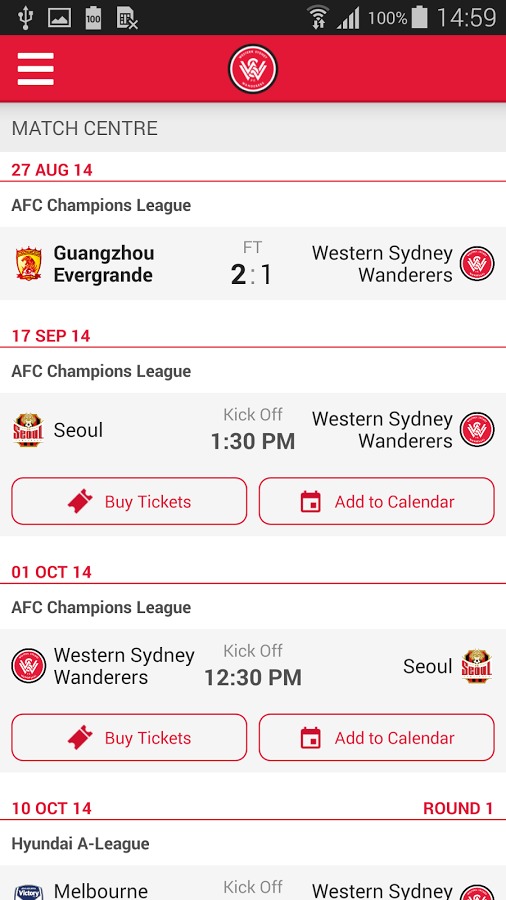 Western Sydney Wanderers截图2