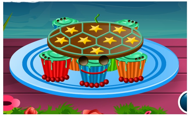 Cooking Games Turtle Cupcakes截图2