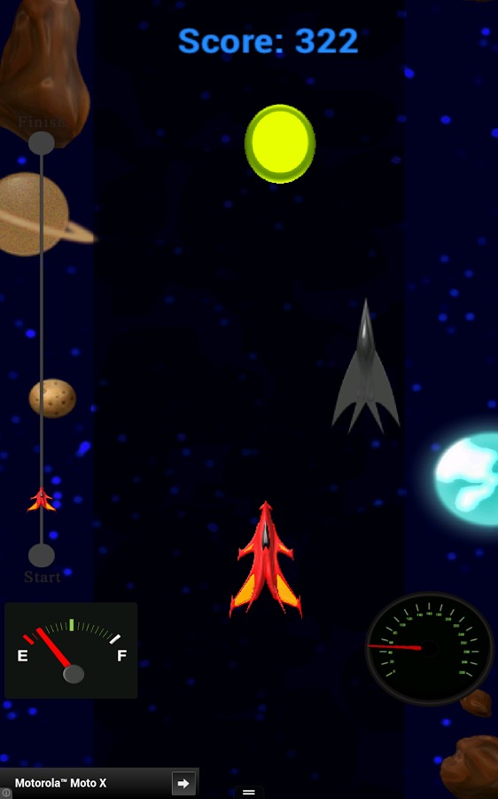 Space Race Tilt (Free)截图2