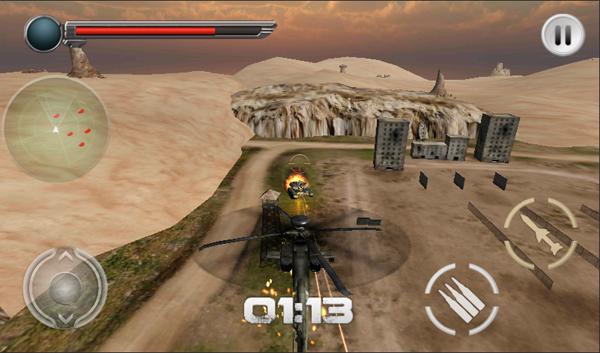 Modern Helicopter Tank War 3D截图2