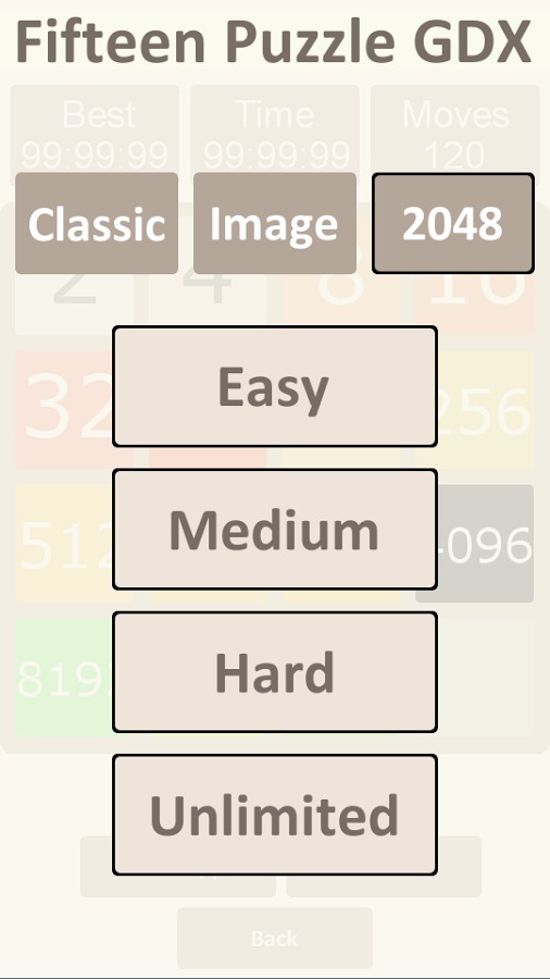 Fifteen Puzzle GDX Free截图5