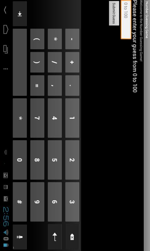 Numbers Guessing Game截图1