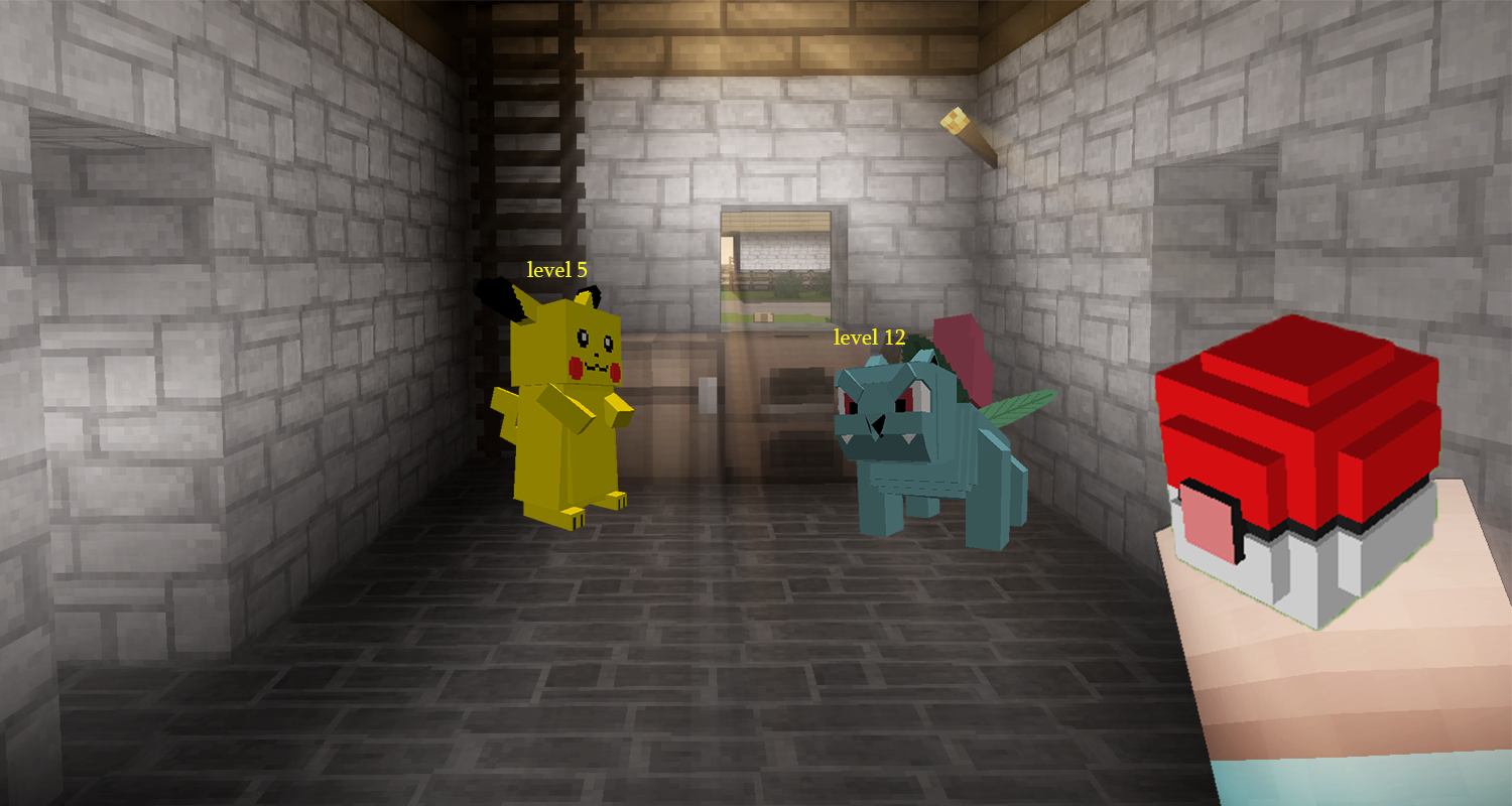 Cube pixel Pixelmon village: Craft & build now II截图1