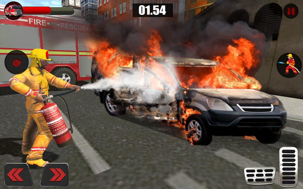 Firefighter Rescue Engine Simulator 2018截图2