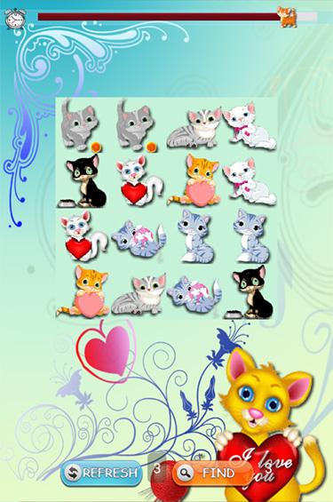 Kitty Match Game For Kids Free截图2