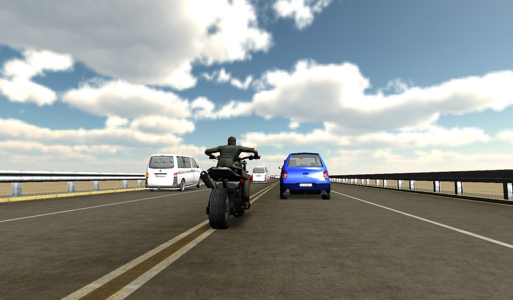 Highway Traffic Moto Racer 3D截图5