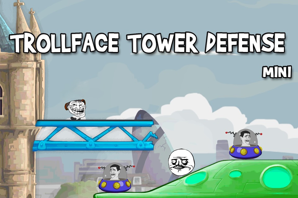 Trollface Tower Defense Mini截图2