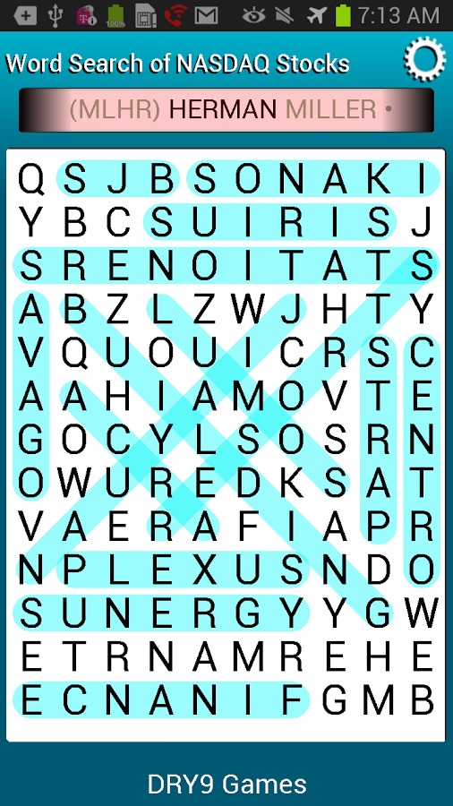 Wall Street Word Search Nasdaq截图2