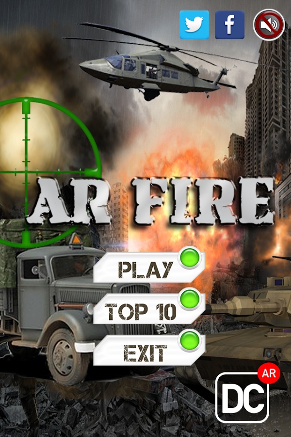 AR Fire demo game截图2