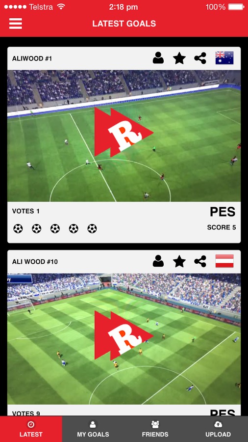 Repla FIFA & PES Goals截图4