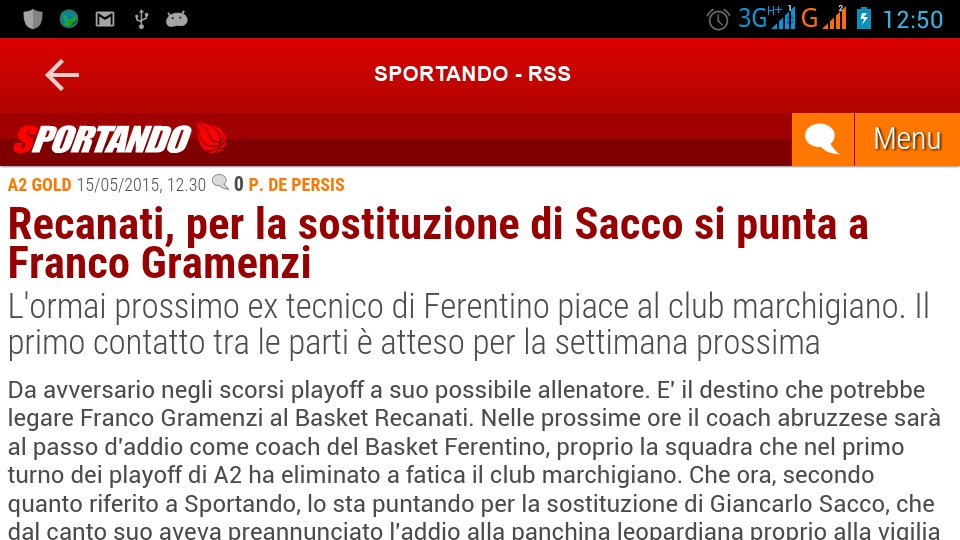 Sportando - RSS截图4