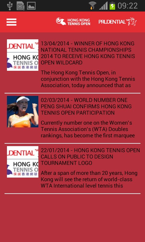 Prudential Hong Kong Open截图2