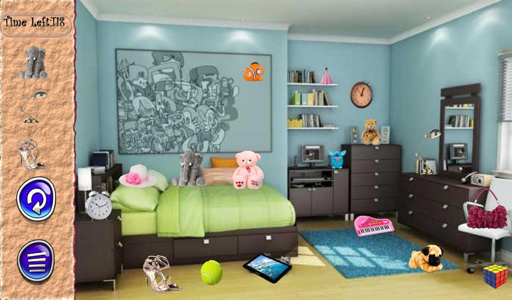 Hidden Objects Girls Room Free截图4