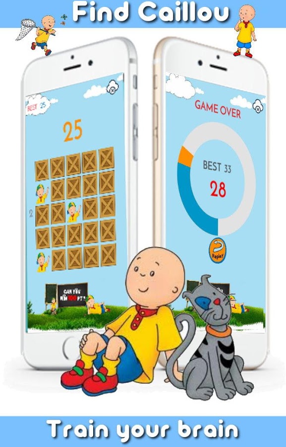 Find Caillou Memory Games For Kids截图3