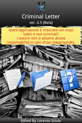 Criminal Letter截图1