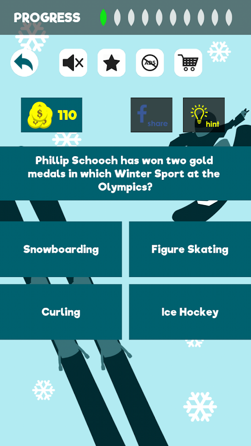 Winter Sports & Olympics - Quiz Game截图5