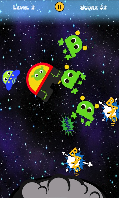 Green Mob - Alien Galaxy Clash截图1