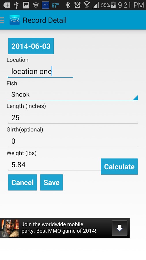 Saltwater Fish Calculator lt截图4