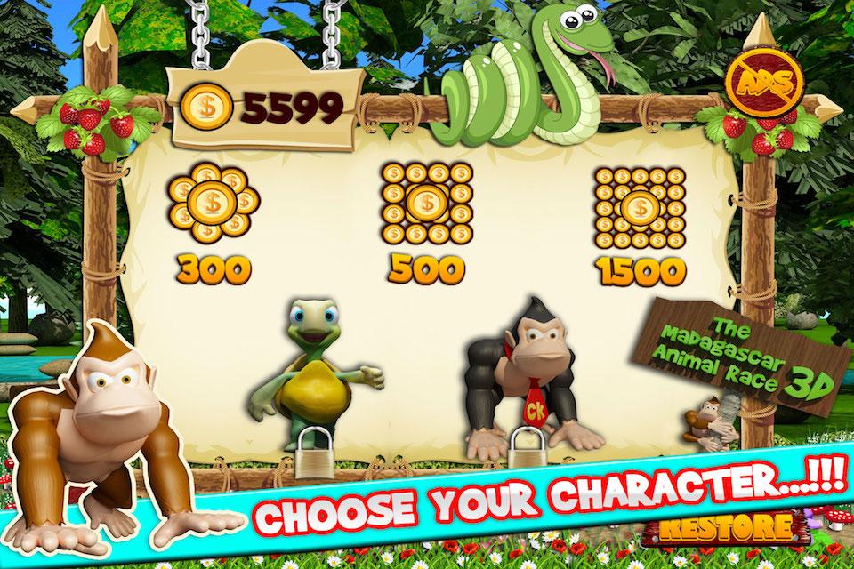 The Madagascar Animal Race 3D截图4