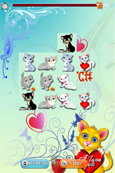 Kitty Match Game For Kids Free截图3