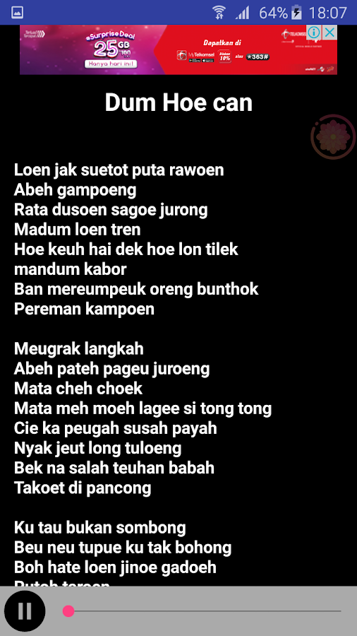 Lagu terbaru Bergek 2018 Offline截图2