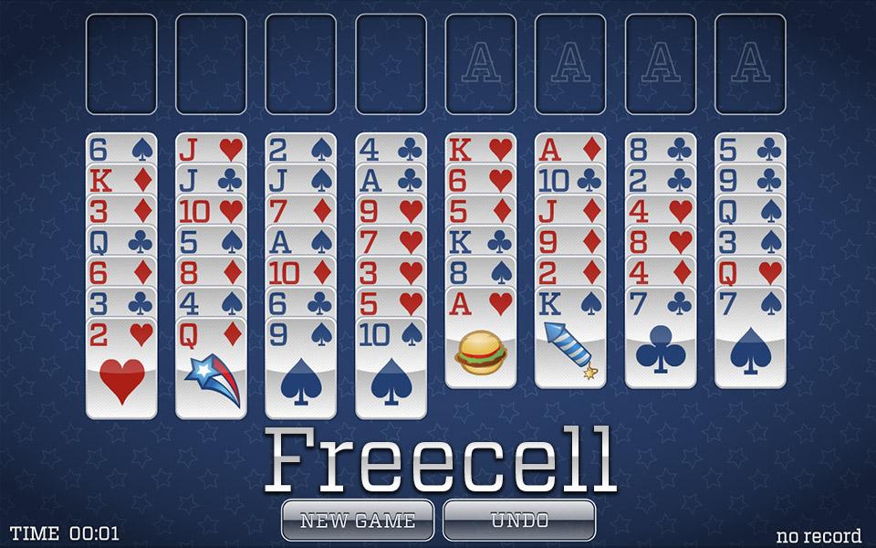 4th of July Solitaire FREE截图3