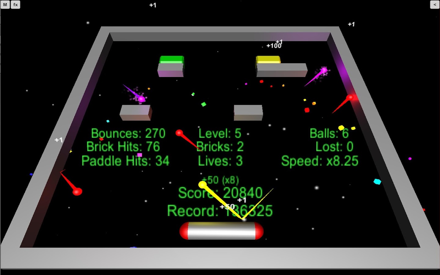 Powerball Arcade (3D Arkanoid)截图4