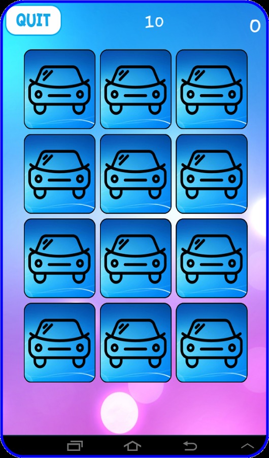 Kids Memory Game Cars截图2