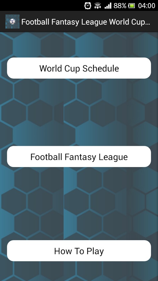 Football Fantasy WorldCup 2014截图3
