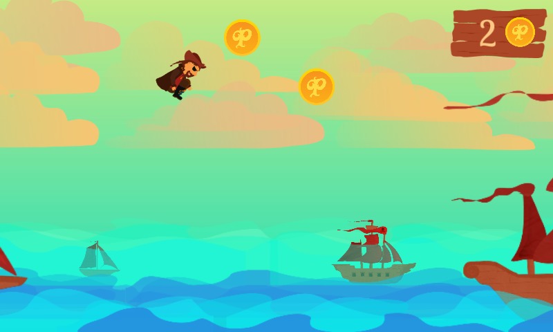 JumpJump Pirate截图2