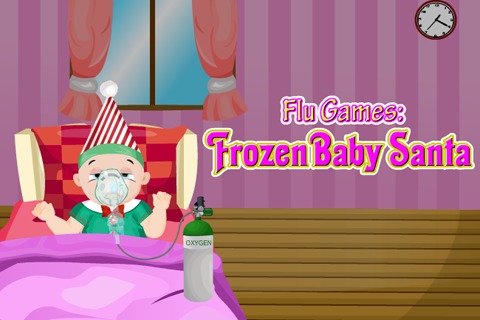 Flu Games : Frozen Baby Santa截图1