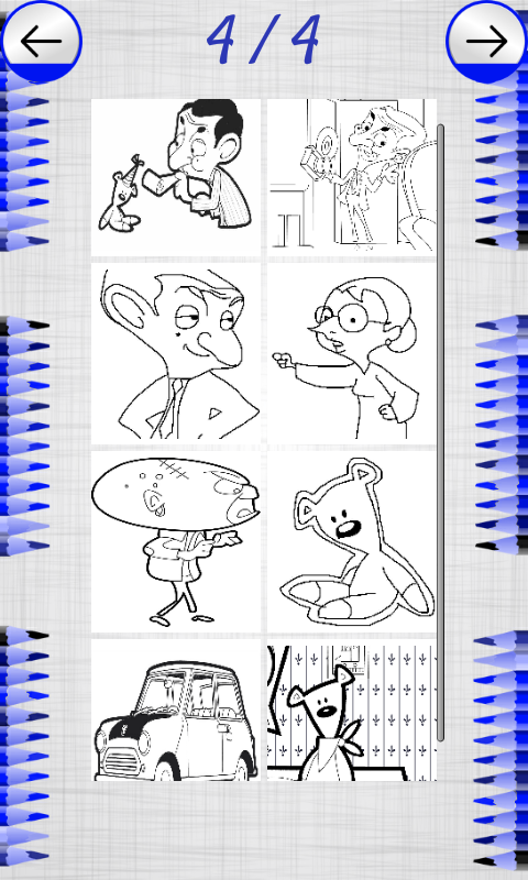 Coloring For Kids - Mister Bean截图1