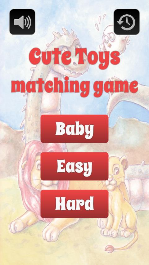 Cute Toys Matching Game截图1