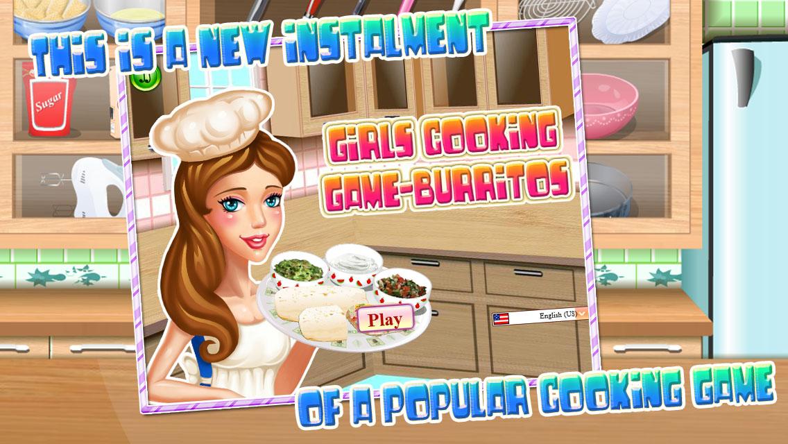 Girls cooking game - Burritos截图1