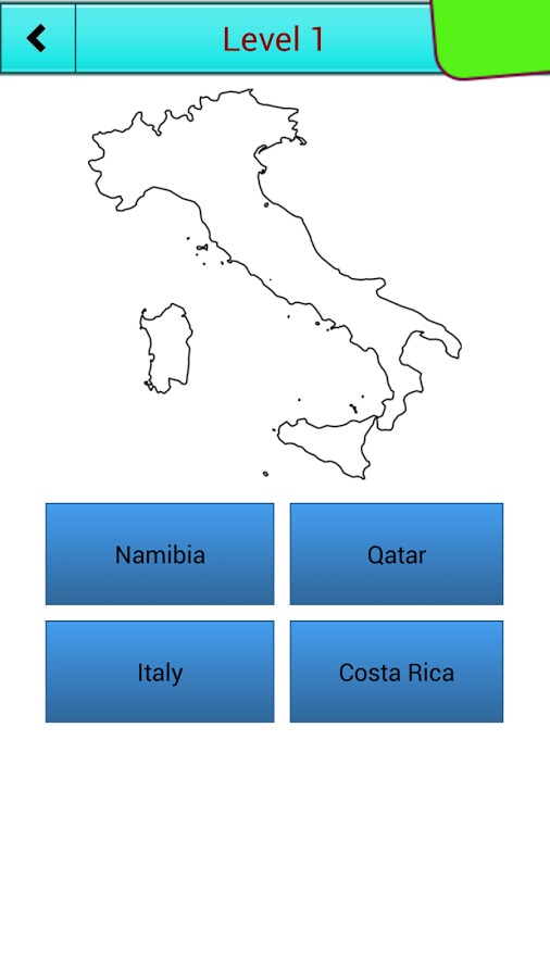 Country Outline Quiz截图4