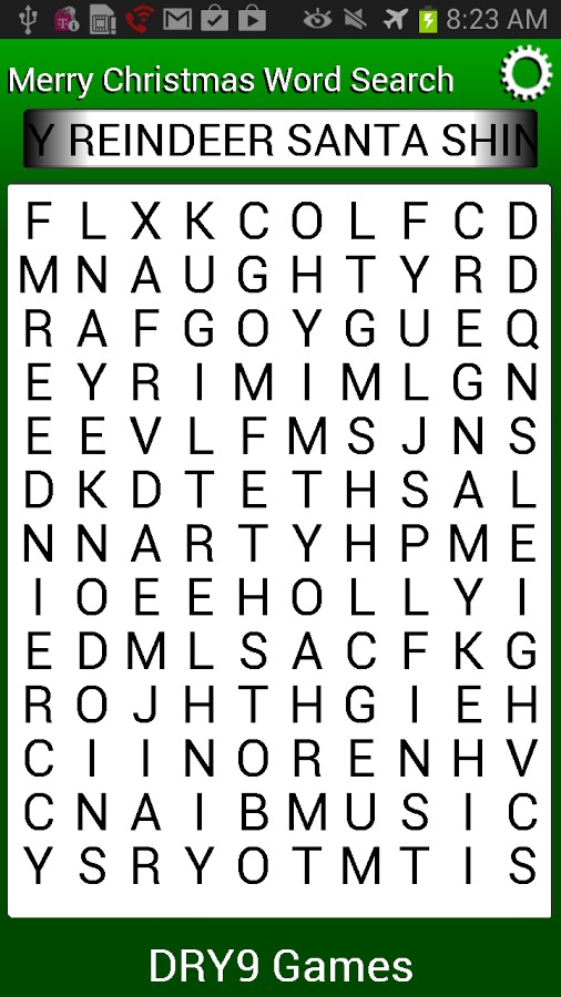 Merry Christmas Word Search截图1