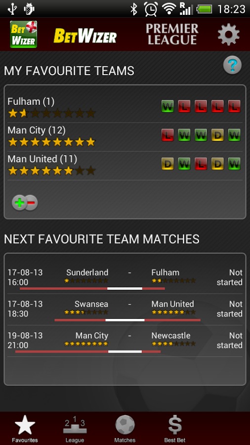 BetWizer Premier League FREE截图1