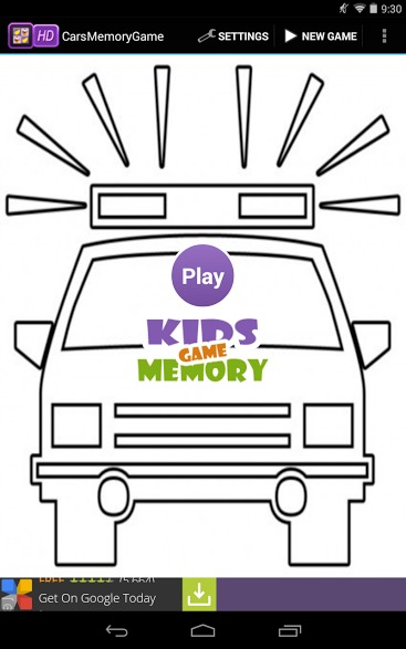 Cars Memory Game For Kids截图3