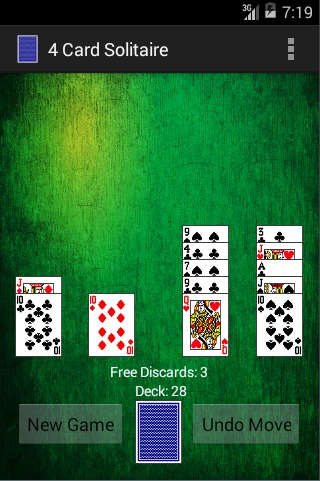 4 Card Solitaire截图1