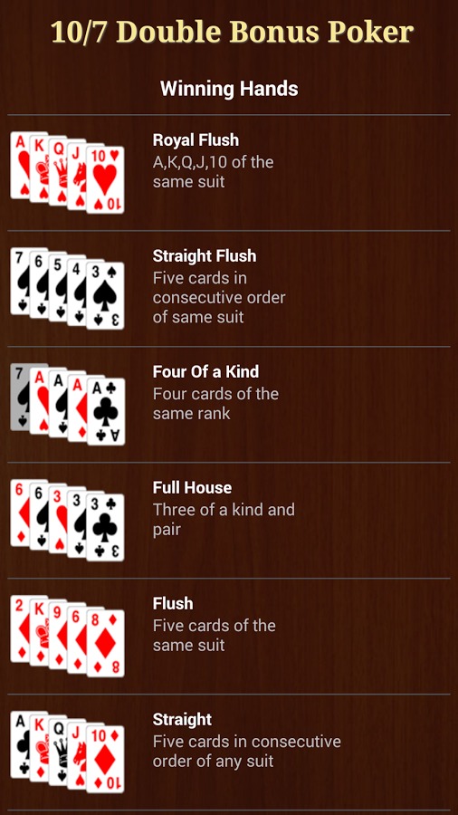 Double Bonus Poker (10/7)截图5