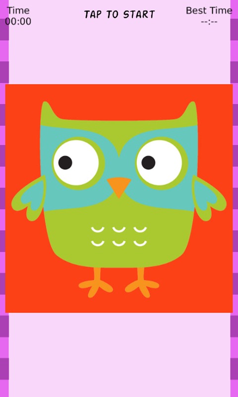 Tiny Cute Owl Sliding Puzzle截图3