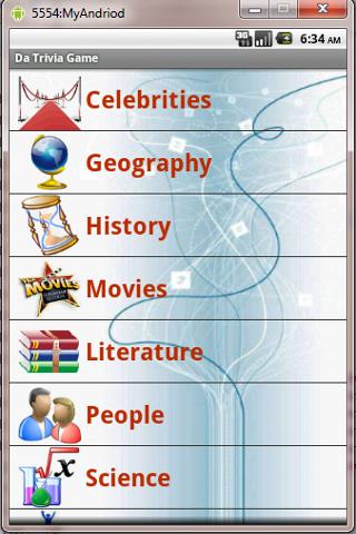 Da Trivia Game截图1