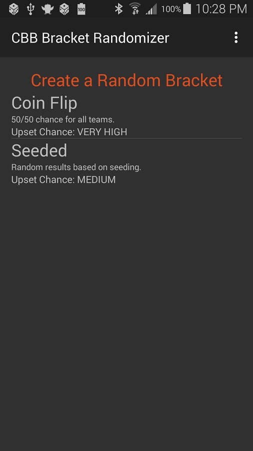 CBB Bracket Randomizer截图1