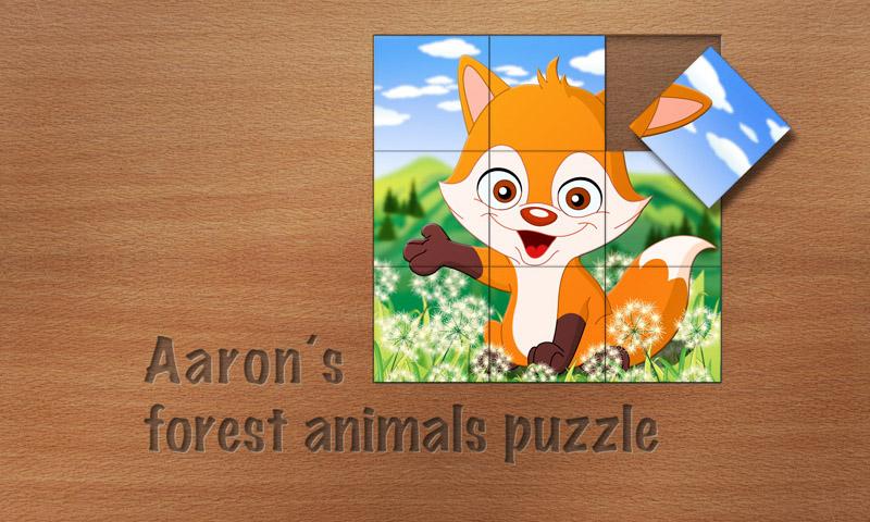 Aaron's Forest Animals Puzzle截图1