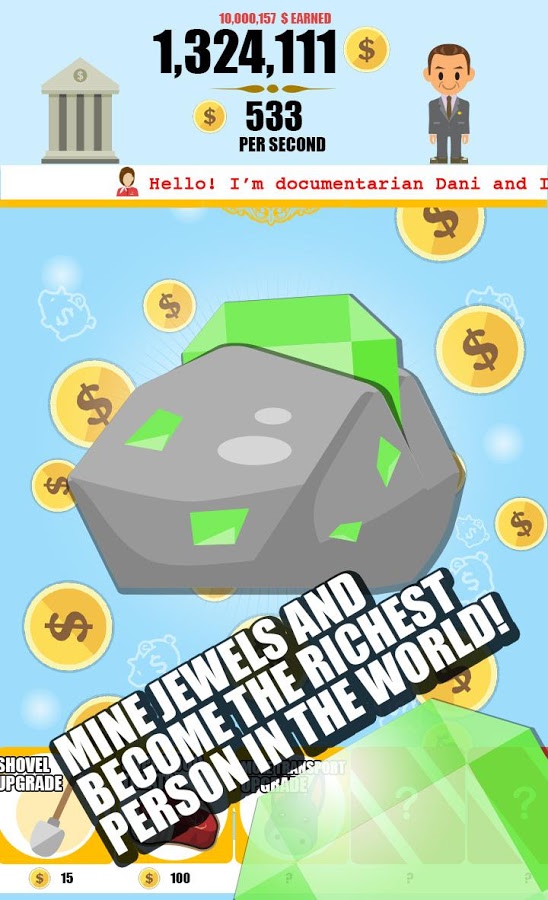 Jewel Miner - Clicker Empire截图1