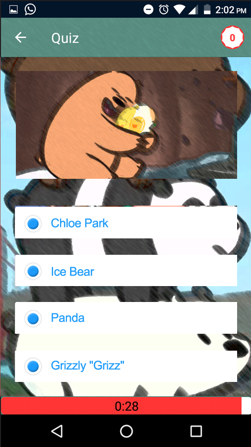 Guess We Bare Bears Trivia Quiz截图3