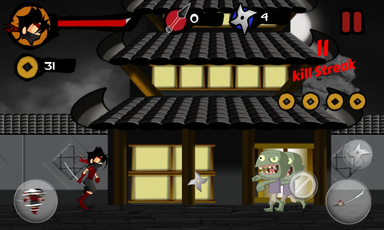 Ninja Vs Zombies截图2