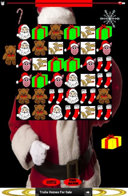 Santa's Christmas Match Game截图1